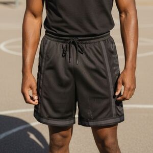 Brooklyn Cloth Originals Black Mesh Shorts Size Medium